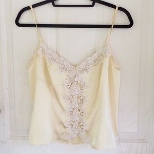 lingerie lace top silk